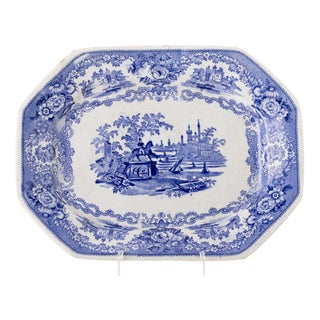 English Porcelain Serving Dish For Sale