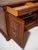 Hand-carved antique chest of drawers in the Renaissance style with a top made of parquetry, two top drawers with brass...