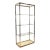 Large Tubular Etagere Glass Shelf | After Milo Baughman For Sale
