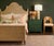 Matthew Izzo Home Chamberlain Queen Rattan Bed Frame With Arched Headboard, Side Rails, and Footboard in Rattan With Wood Feet For Sale In New York - Image 6 of 8
