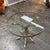 Italian Mid-Century Brass + Chrome Round Glass Dining Table, Vintage For Sale In San Francisco - Image 6 of 12