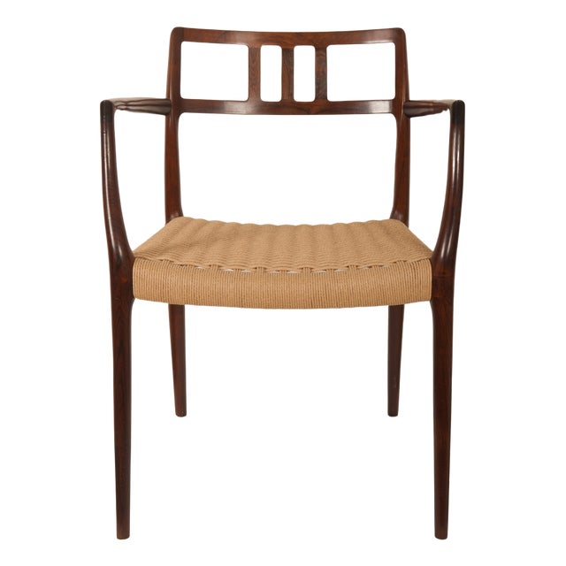 Danish Armchair in Hardwood by Niels Otto Møller For Sale