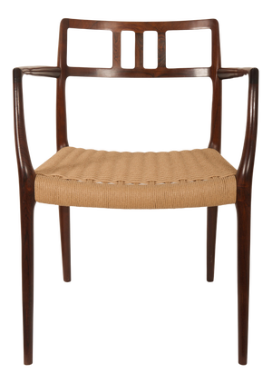 Danish Armchair in Hardwood by Niels Otto Møller