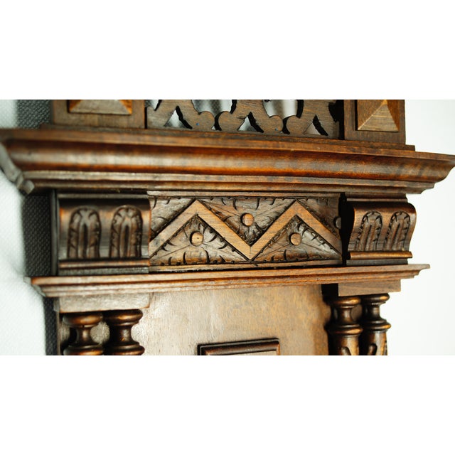 1880 Antique Large Barometer Weather Station For Sale - Image 4 of 10