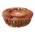 Vintage Pink Marble Ashtray – Carved Stone With Rustic Textured Edge For Sale