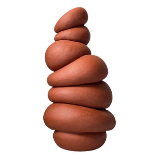 Modder Holding It Together Ceramic Sculpture by Françoise Jeffrey For Sale