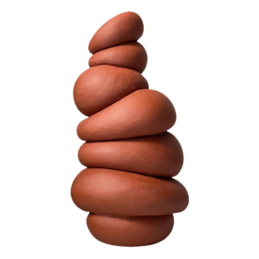 Modder Holding It Together Ceramic Sculpture by Françoise Jeffrey For Sale