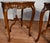 Brown 1930s French Louis XV Walnut & Satinwood Inlay Pair Side Tables / End Tables Tables For Sale - Image 8 of 14