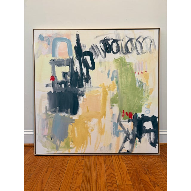 Sarah Trundle, Contemporary Abstract Painting, "Merrily" For Sale - Image 6 of 6