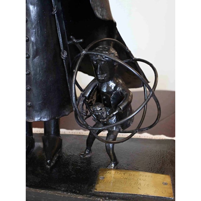 Belgian Artist, Modern Sculpture, Metal For Sale - Image 3 of 5