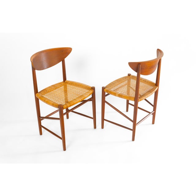 Set of Model 317 Dining Chairs by Peter Hvidt & Orla Mølgaard Nielsen For Sale - Image 9 of 9