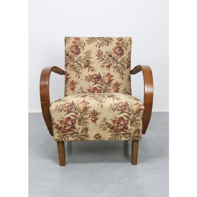 1950s Bentwood Armchair by Jindřich Halabala, 1950s For Sale - Image 5 of 18