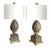 Lamp Pair Large Artichokes Restored For Sale - Image 10 of 11