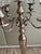 Silver Vintage 1970s Silver Plate Candelabra With Removable Crystal Cups — 40” High For Sale - Image 8 of 13