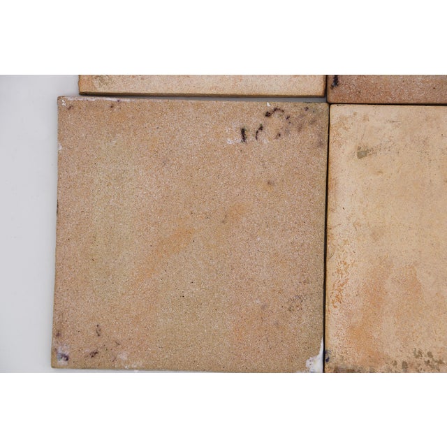 19th Century Set of Four Baroque Floral Tiles, Portuguese For Sale - Image 10 of 11