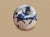 Porcelain Apple Sculpture Blue + White Jingdezhen Studio Pottery "Ping Peace & Harmony" With Internal Rattle Signed For Sale In Seattle - Image 6 of 9