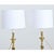 Early 20th Century Vintage French Brass Candlestick Lamps - a Pair For Sale - Image 5 of 12
