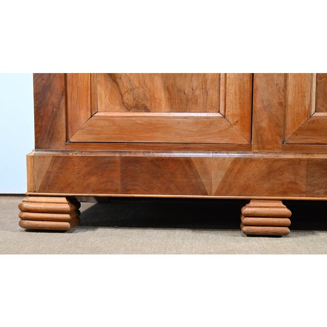 Louis Philippe Sideboard in Blond Walnut For Sale - Image 12 of 18