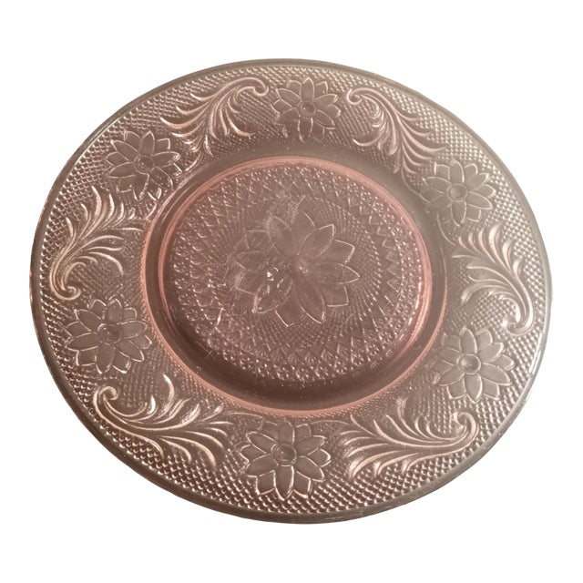 2000s Amethyst Indiana Glass Plate For Sale