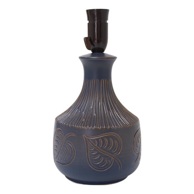 Mid-Century Danish Ceramic Table Lamp by Bromølle Keramik, 1960s For Sale