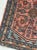 Pink Antique Hamadan Rug in Coral Pink & Sky Blue 2 7 X 3 4 For Sale - Image 8 of 9