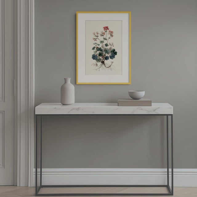 Botanical Study of Robert's Geranium with Root System – Fine Art Print This museum-quality fine art print reproduces an...