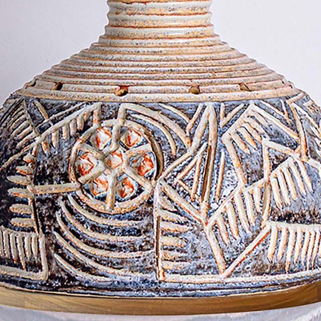 Vintage Axella Ceramic Table Lamp by R. Houben, 1970 For Sale - Image 4 of 9