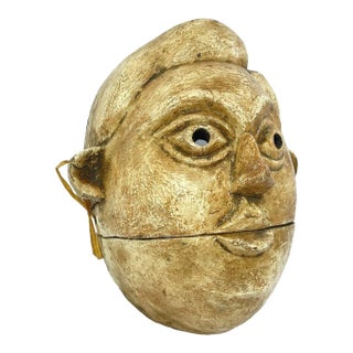 Early 20th Century Ogoni Wood Colonial Mask Movable Jaw Cross River Nigeria MATTER COLLECTION For Sale