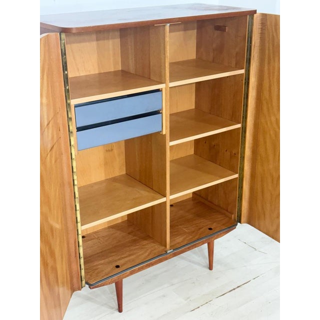 Stylish Mid-Century Wardrobe / 1960s Linen Closet / Vintage Wardrobe For Sale - Image 5 of 11