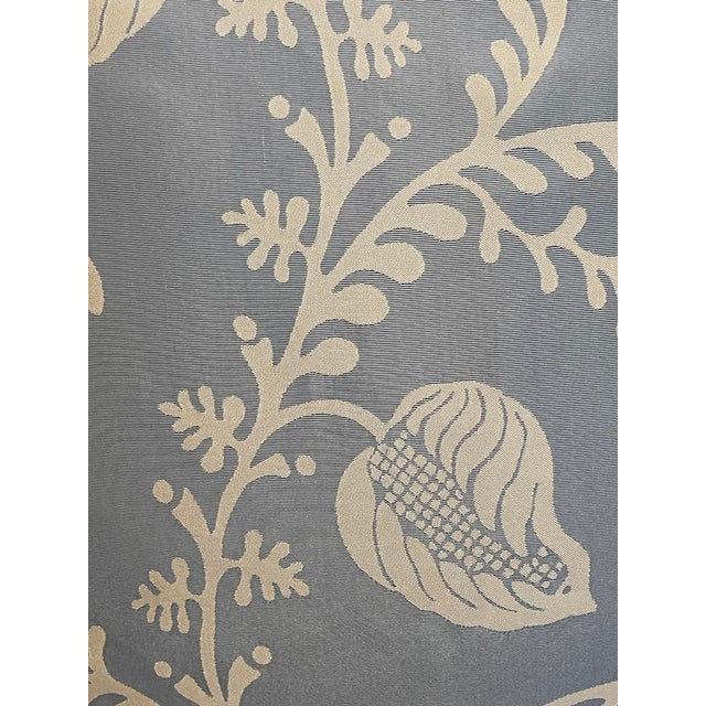 Shabby Chic Fortuny Style Silk Brocade Pillow Feather Down Insert For Sale - Image 3 of 4