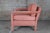Pink Mid 20th Century Mid Century Modern Milo Baughman Parsons Style Pink Mohair Lounge Chair For Sale - Image 8 of 12