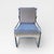Mid-Century Modern Set of Six 1980s Chrome Cantilever Dining Chairs in Gray Velvet For Sale - Image 3 of 13