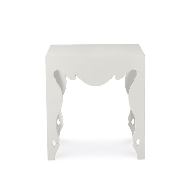 The contemporary Swedish Rococo side table draws inspiration from the Rococo movement, which flourished in the 18th...