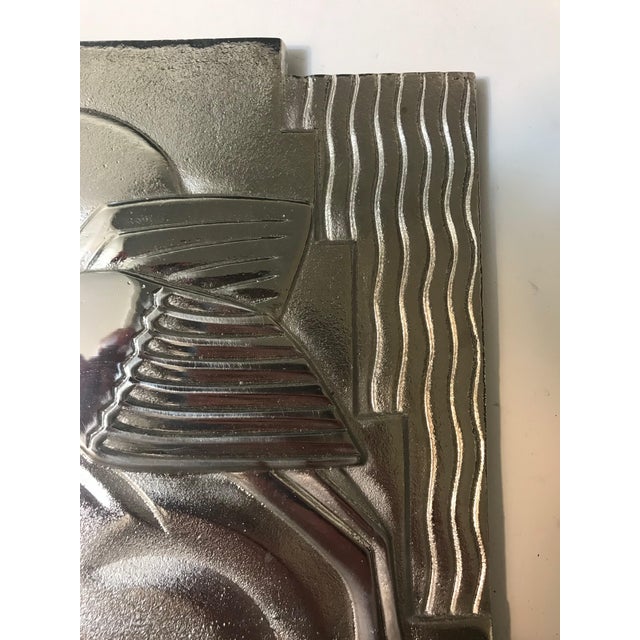 French Art Deco Bird Sconces With Geometric Motif by Sabino - a Pair For Sale In New York - Image 6 of 13