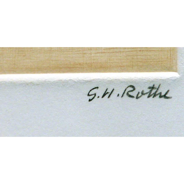 G H Rothe the Transformation of the Unicorn Brown Hand Signed Mezzotint For Sale - Image 4 of 5