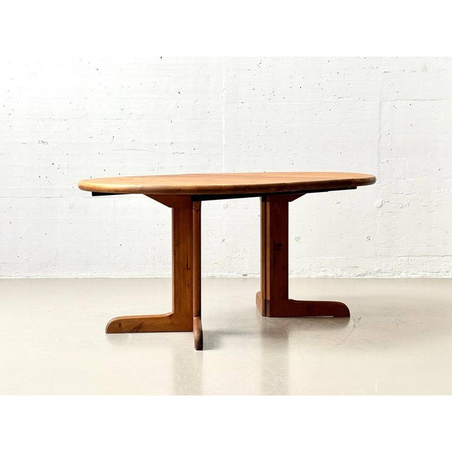 Extendable Dining Table in Pine Wood, 1970s For Sale - Image 10 of 18
