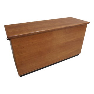 Vintage Dutch Oak Chest, 1951 For Sale