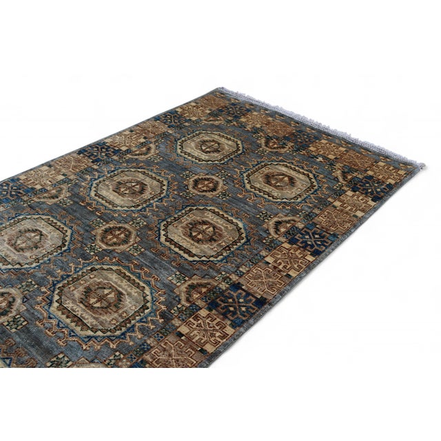 Vintage Tribal Hand-Knotted Runner Rug, 2010s For Sale - Image 6 of 18