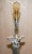 Vintage Silver-Plated Corinthian Pillar Floor Lamp with Paw Feet For Sale - Image 10 of 15
