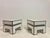 White Bedside Tables with Brass Banding by Alain Delon for Maison Jansen, 1970s, Set of 2 For Sale - Image 12 of 17