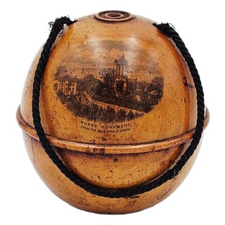 Treen String Holder, England Circa 1890 For Sale