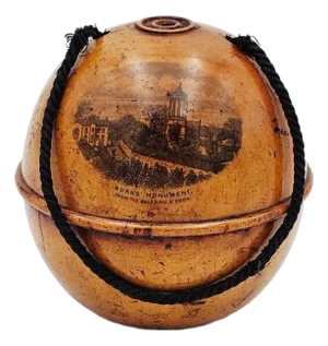 Treen String Holder, England Circa 1890