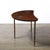 Mid-Century Walnut & Brass Bow-Front Table With Organic Detailing by Mastercraft For Sale - Image 11 of 12