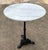 Vintage French Marble Top Pub Table For Sale In Dallas - Image 6 of 9