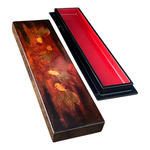 Vintage Japanese Lacquer Desk Organizer