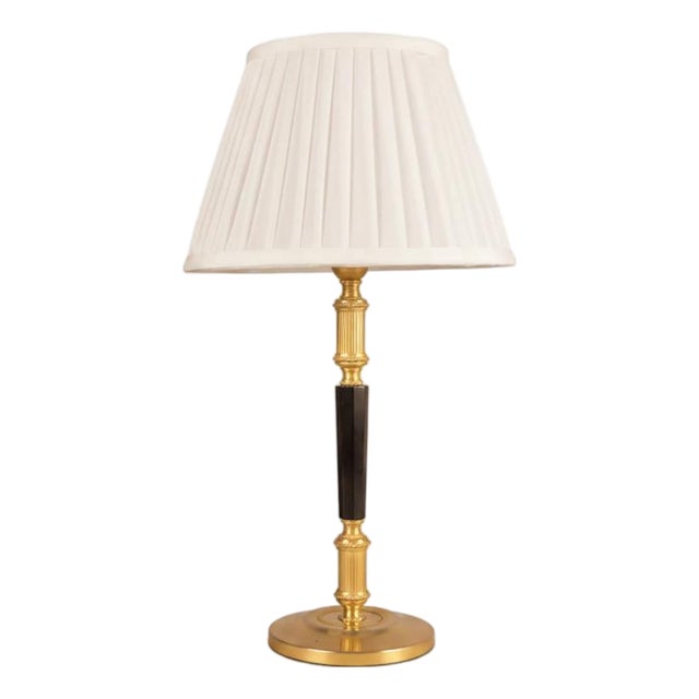 Mid-Century Gilded Brass Desk Lamp Table Lamp, 1950s For Sale