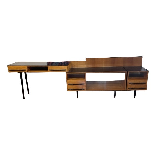 Vintage Modular Set with Closet by Mojmir Pozar, 1960, Set of 2 For Sale