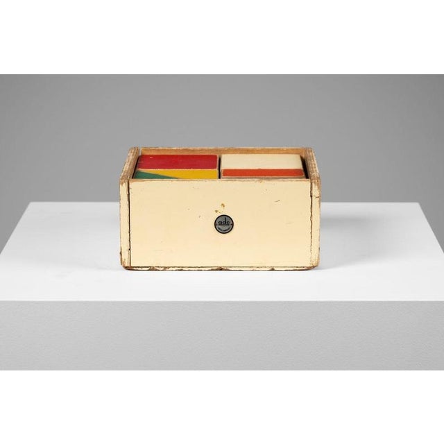 Blue Ado Ko Verzuu 255 Puzzle Box, the Netherlands, 1955 For Sale - Image 8 of 13