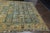 1970s Vintage Persian Handmade Wool Cotton Blue Area Rug For Sale - Image 4 of 11
