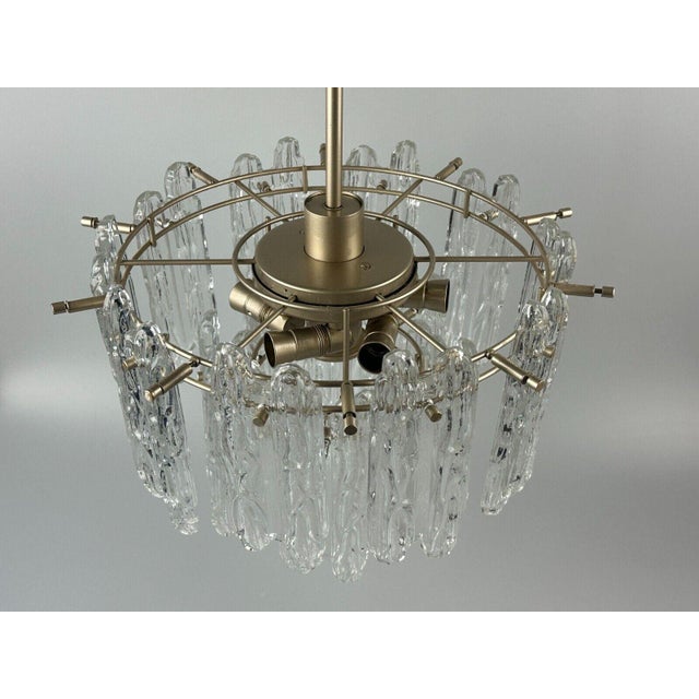 60s 70s ceiling lamp kronleuchter kinkeldey germany space age glass design object: chandelier manufacturer: kinkeldey...